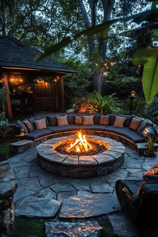 Cozy Outdoor Fire Pit Areas