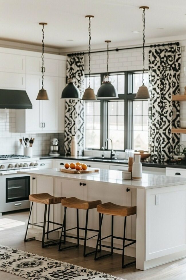 Dynamic Geometric Curtain Designs