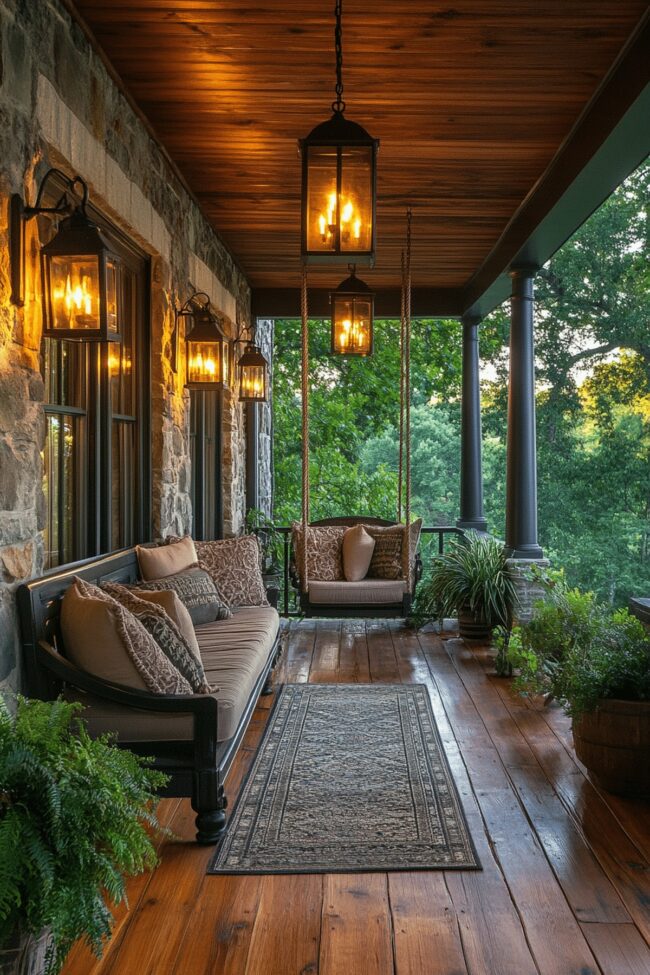 Relaxing Farmhouse Porch