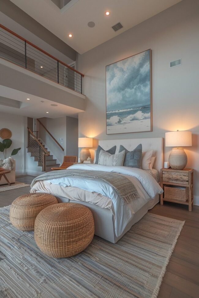 Coastal Urban Chic Bedroom