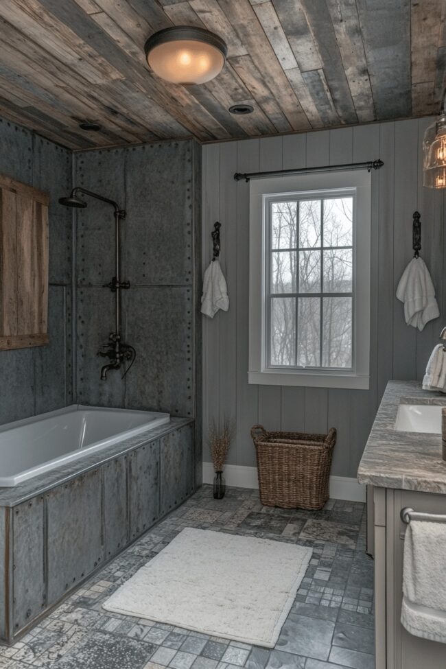 Galvanized Metal Touches for Charm