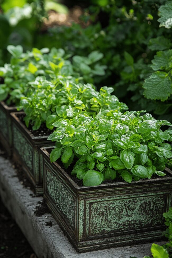 Peaceful Herb Garden Spaces