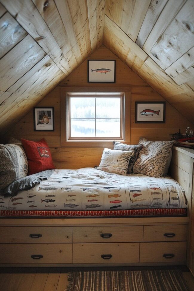 Angler’s Loft Bedroom