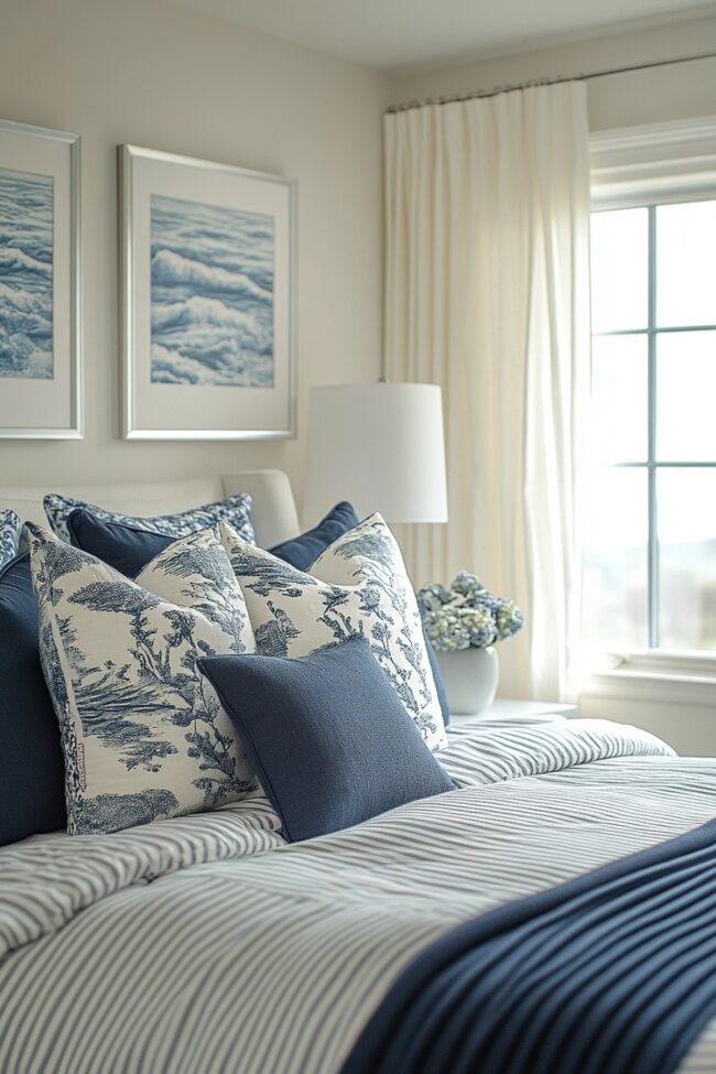 Coastal-Themed Guest Retreat