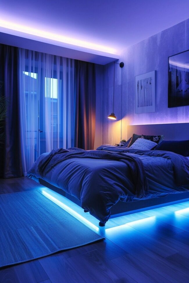Cozy LED Corner Lighting