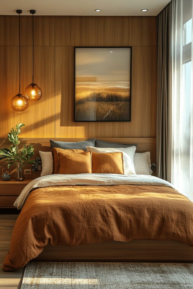 Harmonious Honey Bedroom