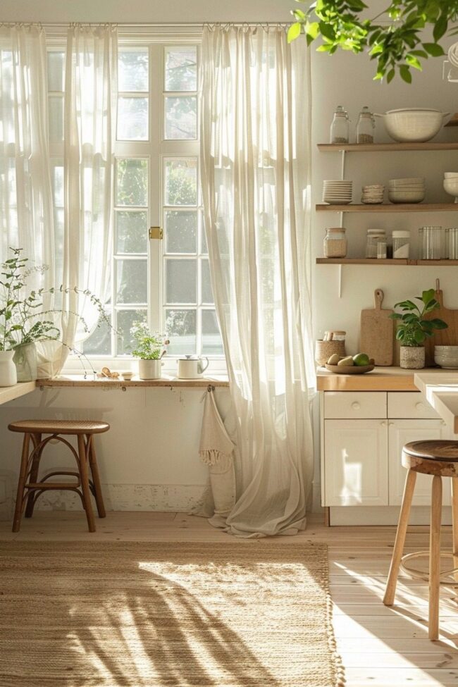 Dreamy Sheer Window Drapes