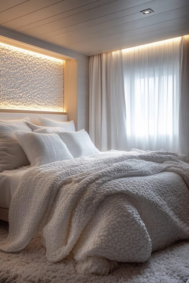 Bright White Zen Room
