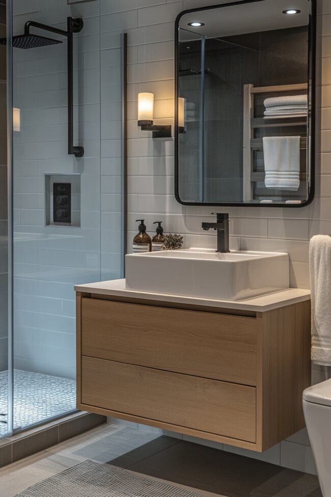 High-Tech Urban Bathroom Design