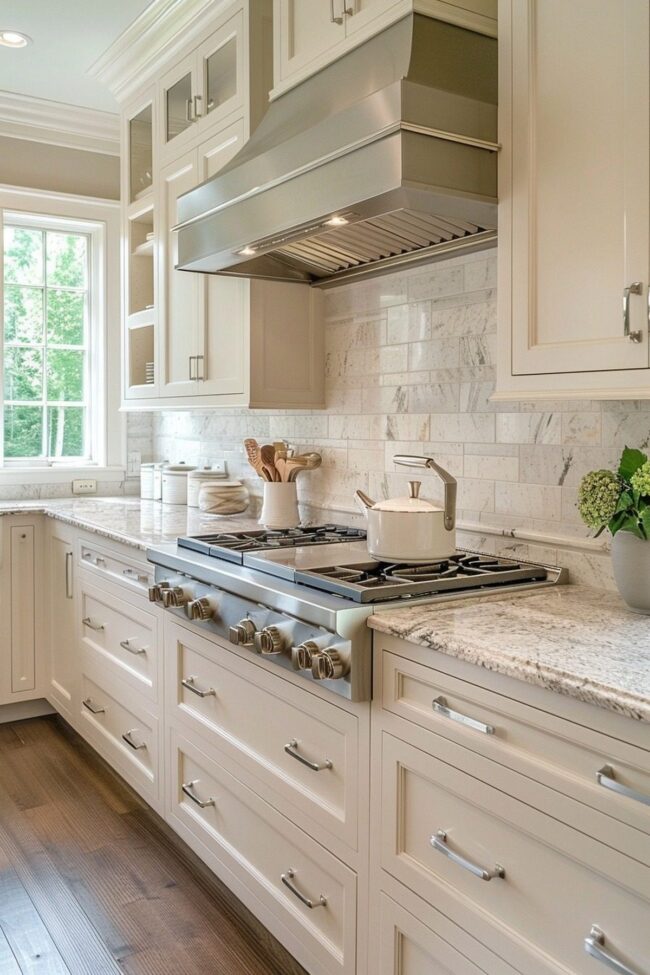 Sleek Monochrome Kitchens