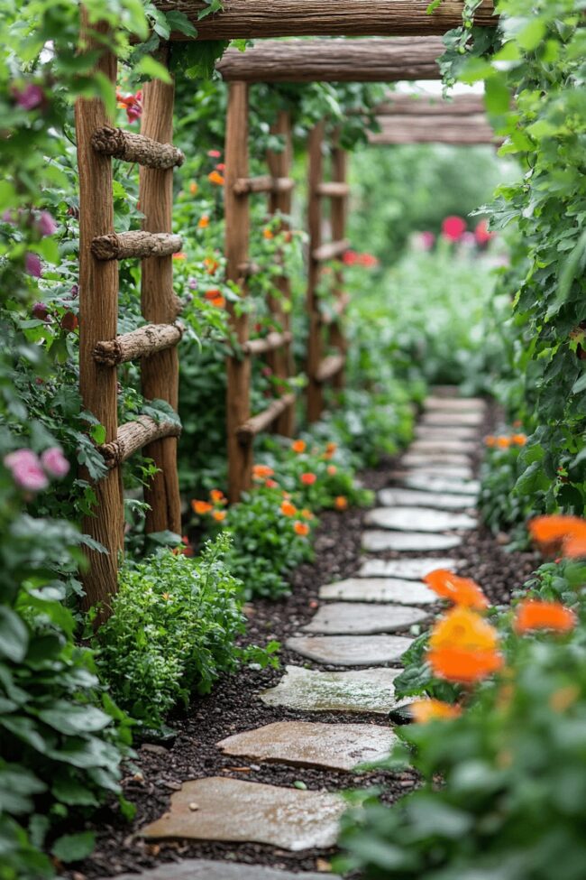 Artistic Plant Trellis and Support Designs