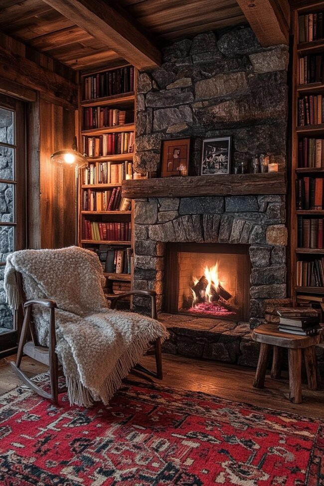 Fireside Comfort Nook