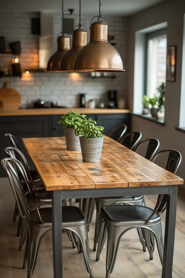 Contemporary Design with Metal Highlights