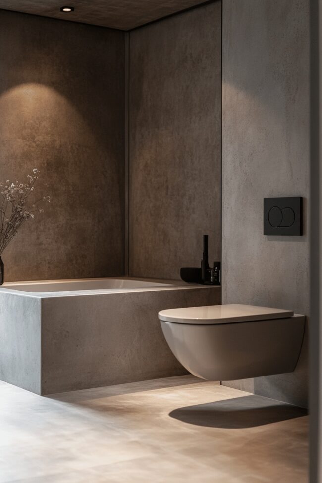 Minimalist Industrial Ensuite