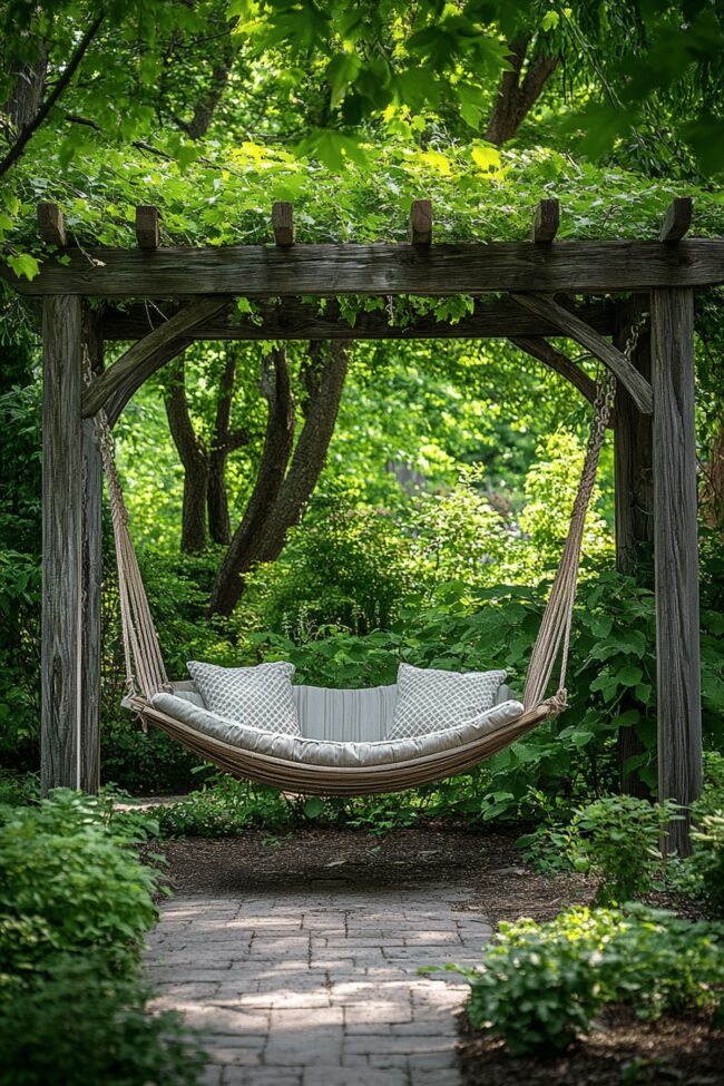 Relaxing Garden Hammocks and Swings