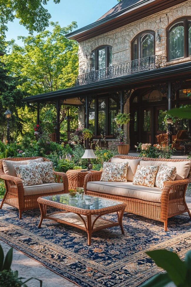 Stylish Wicker Sets for Patios