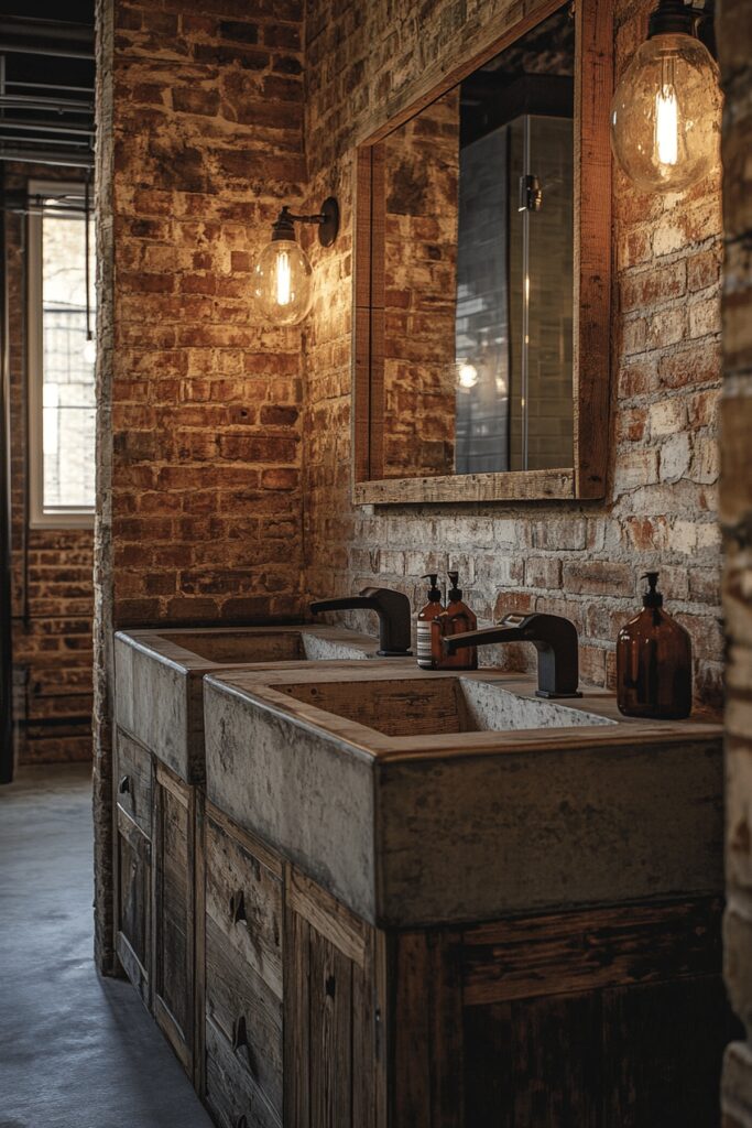 29 Industrial Restroom Designs That Merge Modern Cool with Rustic Edge ...