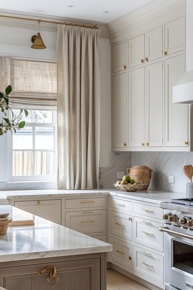 Sleek Linen Window Treatments