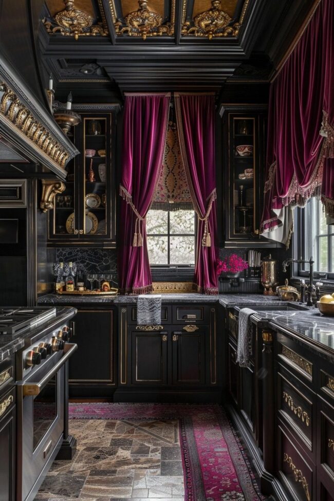 Elegant Velvet Window Drapes