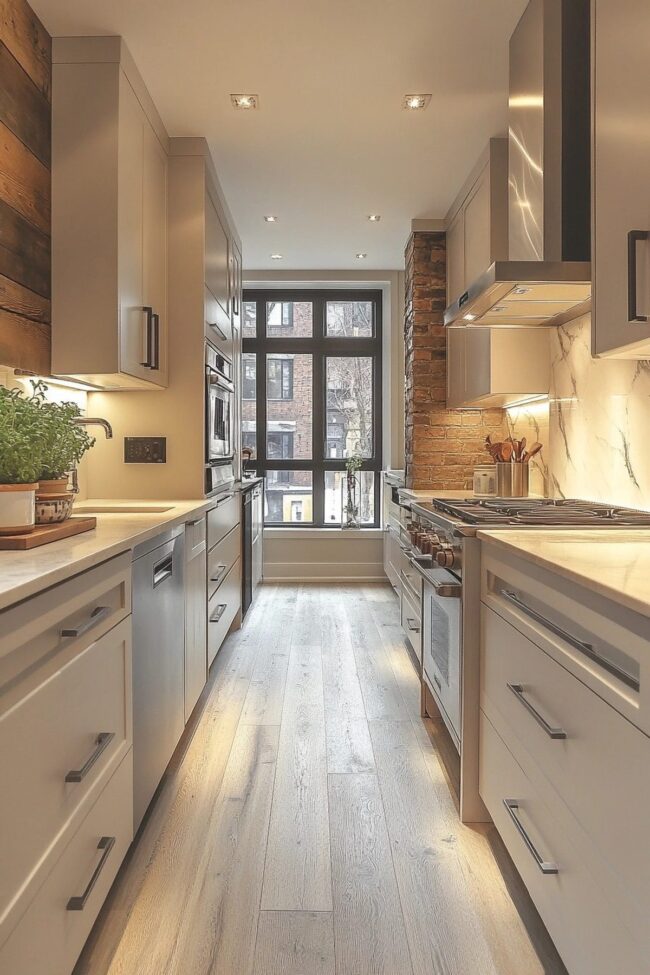 Sleek Galley Design